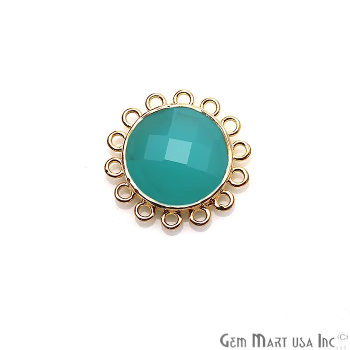 DIY Gemstone Gold Plated 22mm Round Chandelier Connector 1PC GemmartUSA PreStyled Sets DIY Gemstone Gold Plated 22mm Round Chandelier Connector 1PC GemmartUSA PreStyled Sets