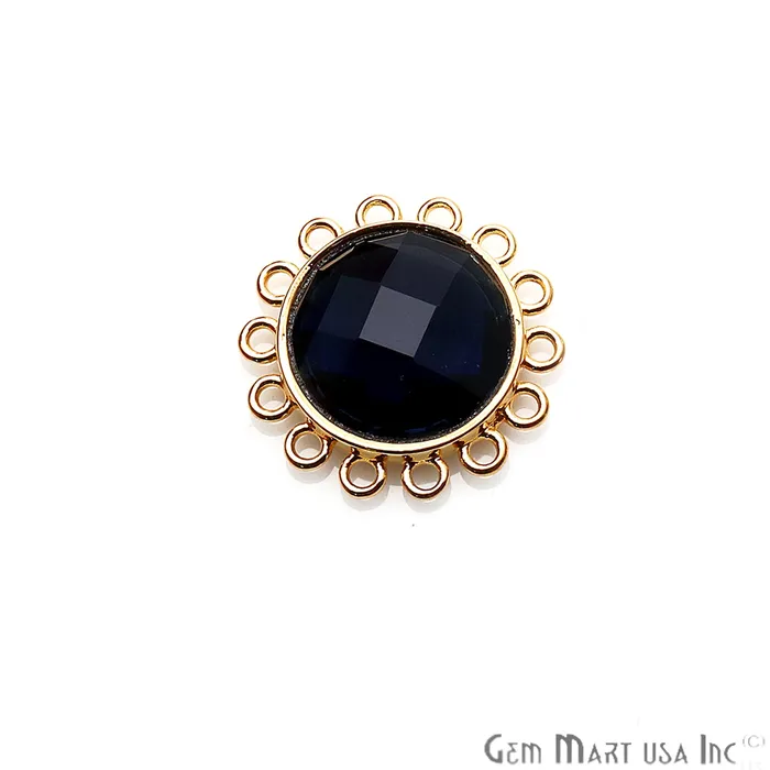 DIY Gemstone Gold Plated 22mm Round Chandelier Connector 1PC GemmartUSA PreStyled Sets DIY Gemstone Gold Plated 22mm Round Chandelier Connector 1PC GemmartUSA PreStyled Sets