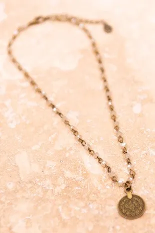 Dylan Jewelry Necklaces Roxie Necklace in Cream