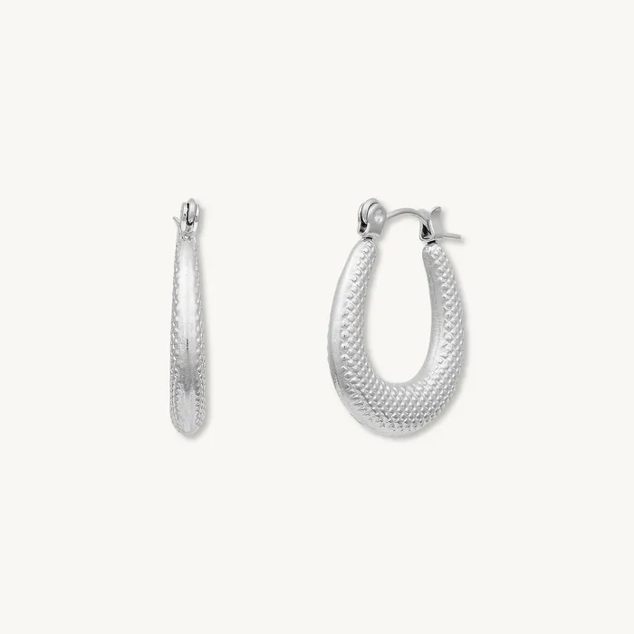 Earrings Camile Stone Thalia Statement Hoop Earrings