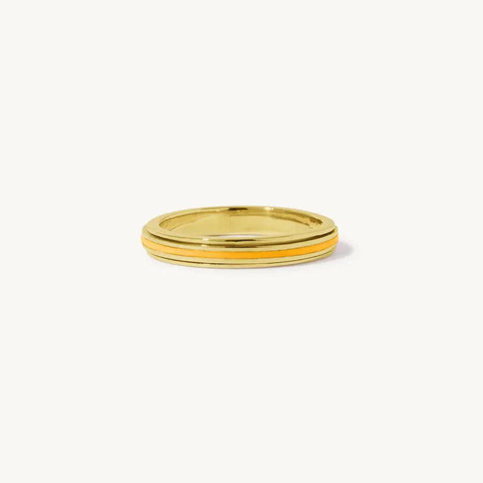 Fausta Enamel Spinner Ring Ideaure Jewelry Rings