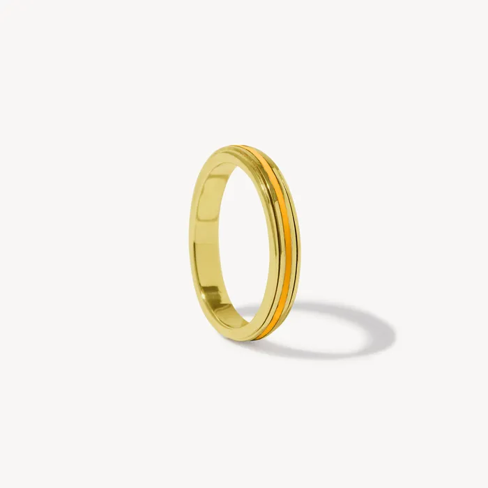 Fausta Enamel Spinner Ring Ideaure Jewelry Rings