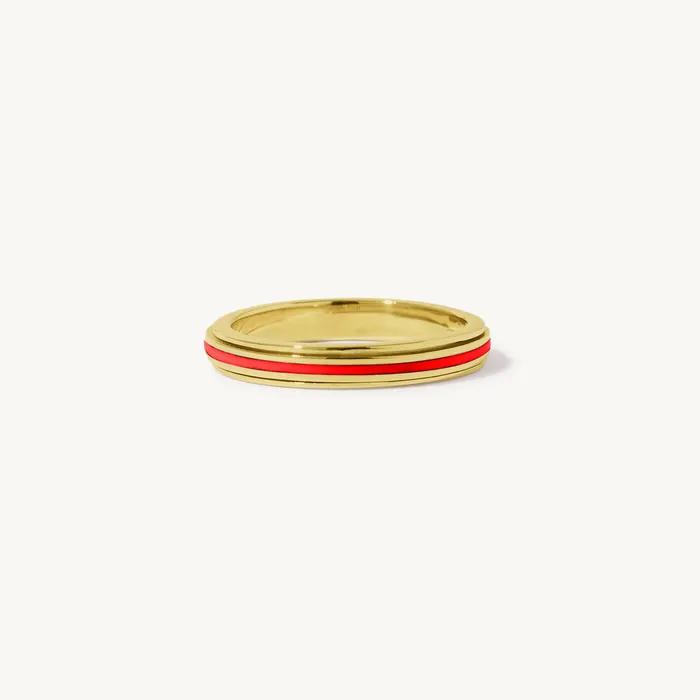Fausta Enamel Spinner Ring Ideaure Jewelry Rings