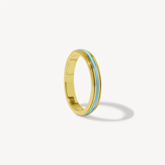 Fausta Enamel Spinner Ring Ideaure Jewelry Rings