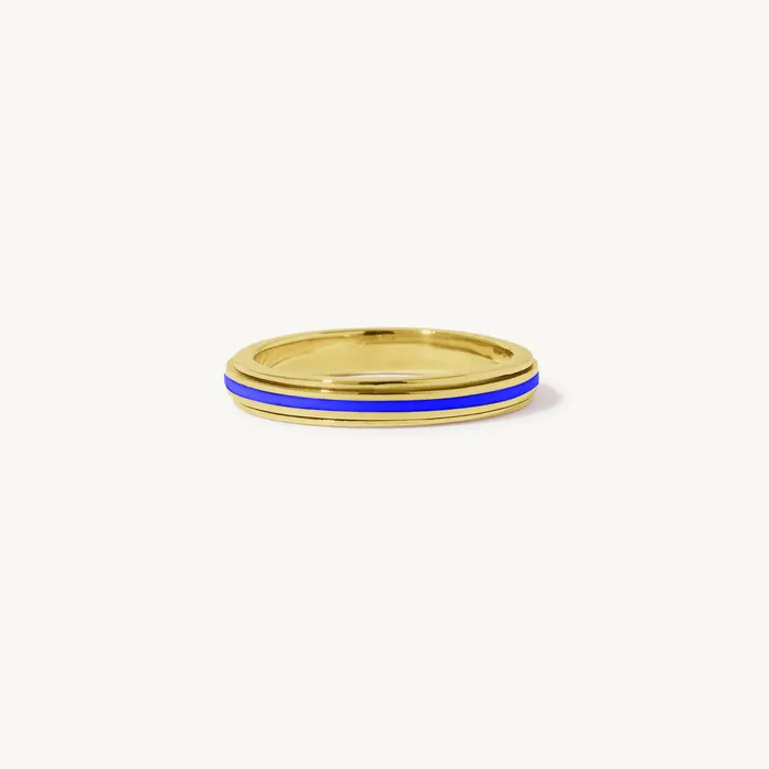 Fausta Enamel Spinner Ring Ideaure Jewelry Rings