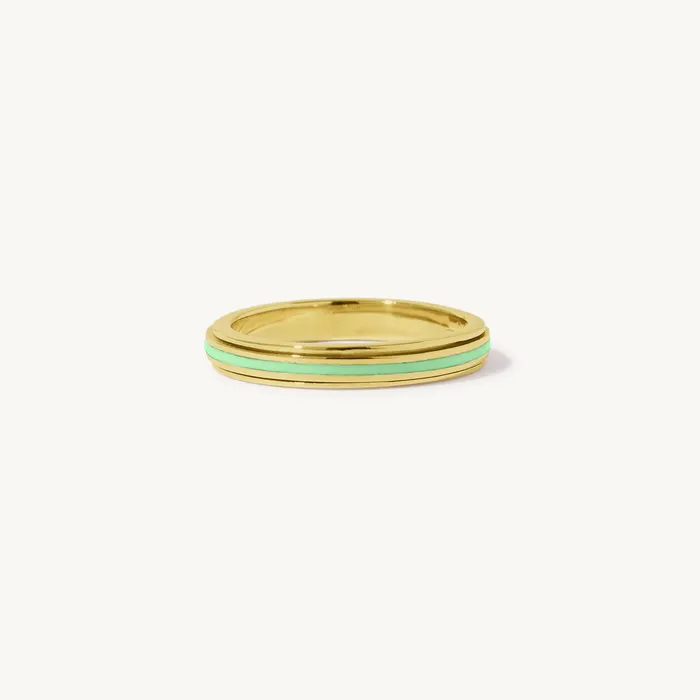 Fausta Enamel Spinner Ring Ideaure Jewelry Rings