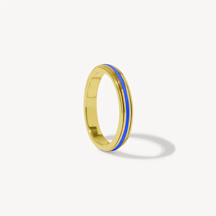 Fausta Enamel Spinner Ring Ideaure Jewelry Rings