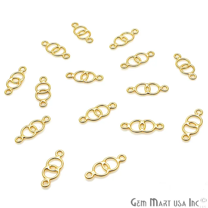 GemMartUSA 5PC Lot Gold Plated Bracelet Charm Boho Jewelry Finding Bracelets