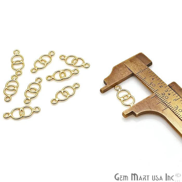 GemMartUSA 5PC Lot Gold Plated Bracelet Charm Boho Jewelry Finding Bracelets