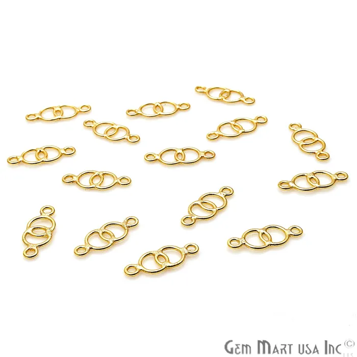 GemMartUSA 5PC Lot Gold Plated Bracelet Charm Boho Jewelry Finding Bracelets