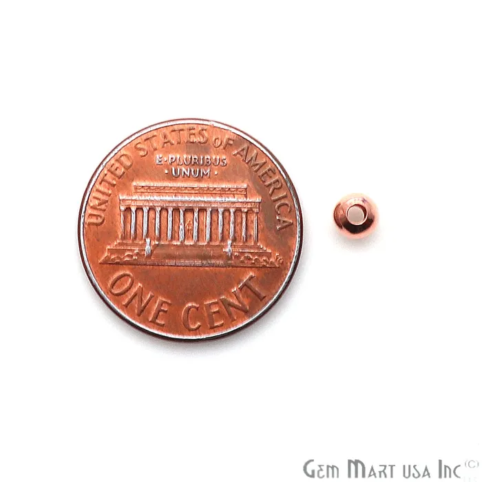 GemMartUSA Charm Necklaces 5pc Lot Bead Finding 4mm Round Ball Jewelry Making Charm Pick Your Plating GemMartUSA Charm Necklaces 5pc Lot Bead Finding 4mm Round Ball Jewelry Making Charm Pick Your Plating