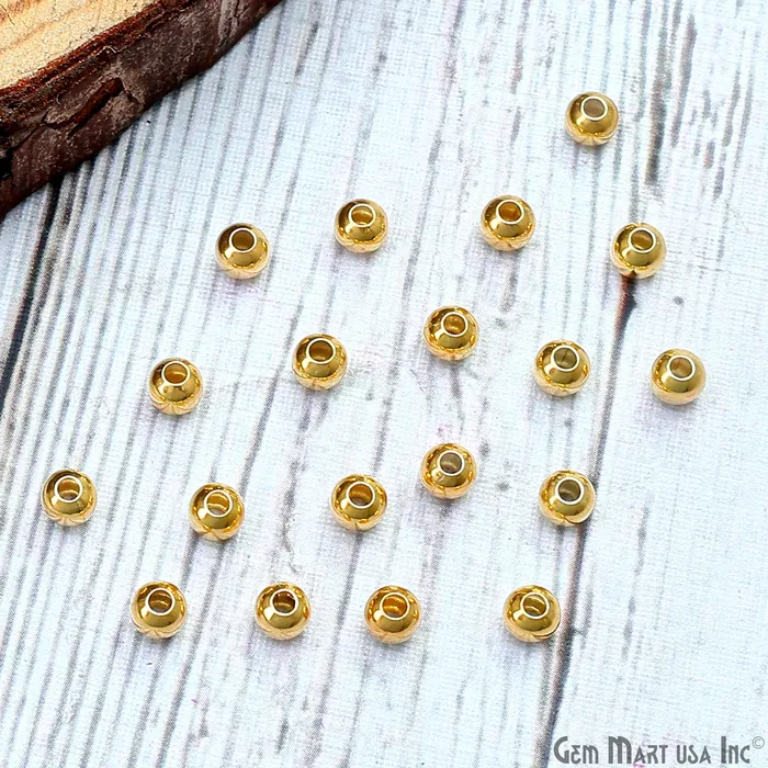 GemMartUSA Charm Necklaces 5pc Lot Bead Finding 4mm Round Ball Jewelry Making Charm Pick Your Plating GemMartUSA Charm Necklaces 5pc Lot Bead Finding 4mm Round Ball Jewelry Making Charm Pick Your Plating