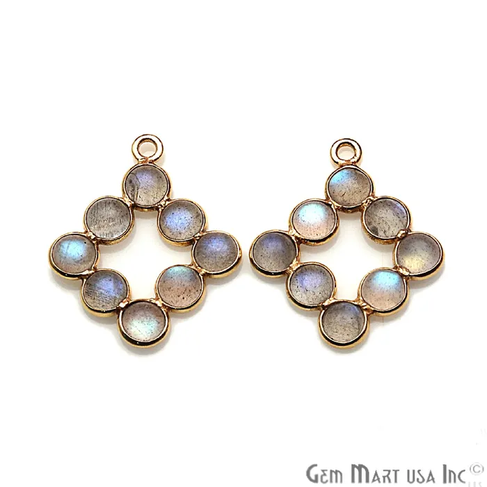 GemmartUSA DIY Labradorite Gold Plated 21x15mm Square Chandelier Finding Component PreStyled Sets GemmartUSA DIY Labradorite Gold Plated 21x15mm Square Chandelier Finding Component PreStyled Sets
