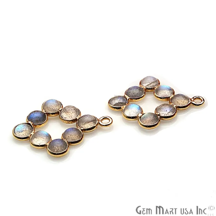 GemmartUSA DIY Labradorite Gold Plated 21x15mm Square Chandelier Finding Component PreStyled Sets GemmartUSA DIY Labradorite Gold Plated 21x15mm Square Chandelier Finding Component PreStyled Sets