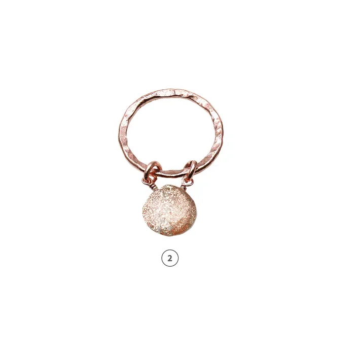 GemmartUSA DIY Round 20mm Hoop Rose Gold Wire Wrapped Onion Shape Gemstone Connector 1pc Earrings GemmartUSA DIY Round 20mm Hoop Rose Gold Wire Wrapped Onion Shape Gemstone Connector 1pc Earrings