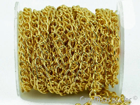 GemMartUSA PreStyled Sets Link Finding Gold Plated Station Rosary Chain