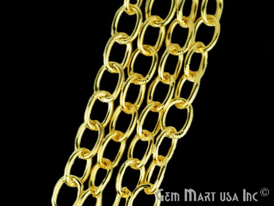 GemMartUSA PreStyled Sets Link Finding Gold Plated Station Rosary Chain GemMartUSA PreStyled Sets Link Finding Gold Plated Station Rosary Chain