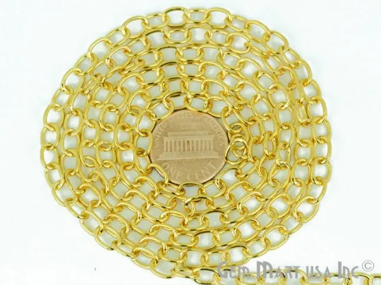 GemMartUSA PreStyled Sets Link Finding Gold Plated Station Rosary Chain GemMartUSA PreStyled Sets Link Finding Gold Plated Station Rosary Chain