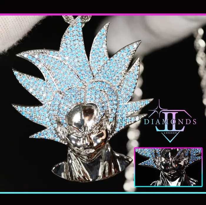 Iced Out Goku Pendant Diamond Goku Pendant Hip hop Necklace Iced Out Pendant My Store Necklaces Iced Out Goku Pendant Diamond Goku Pendant Hip hop Necklace Iced Out Pendant My Store Necklaces