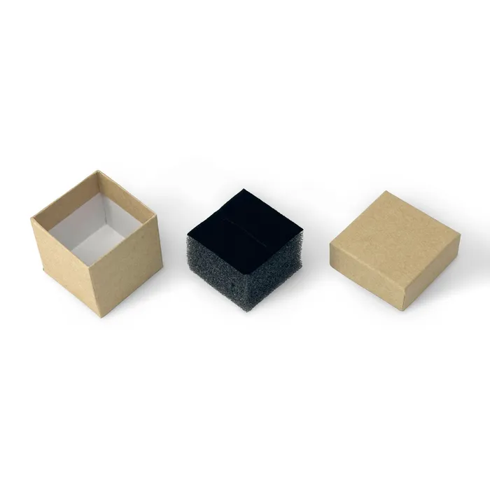 JPIDisplay Earrings 2 18 x 1 58 Kraft Paper Earring Box with Black Foam Insert JPIDisplay Earrings 2 18 x 1 58 Kraft Paper Earring Box with Black Foam Insert