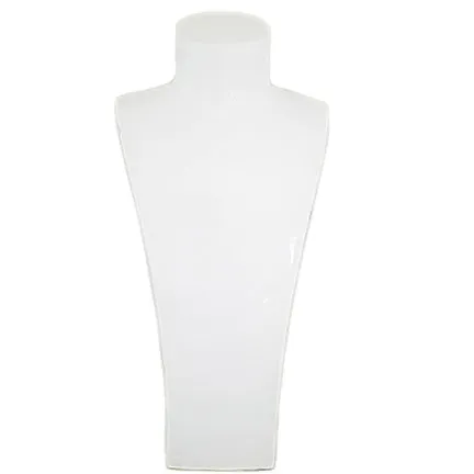 JPIDisplay Necklaces 3 Dimensional SelfStanding White Plaster Necklace Displa JPIDisplay Necklaces 3 Dimensional SelfStanding White Plaster Necklace Displa