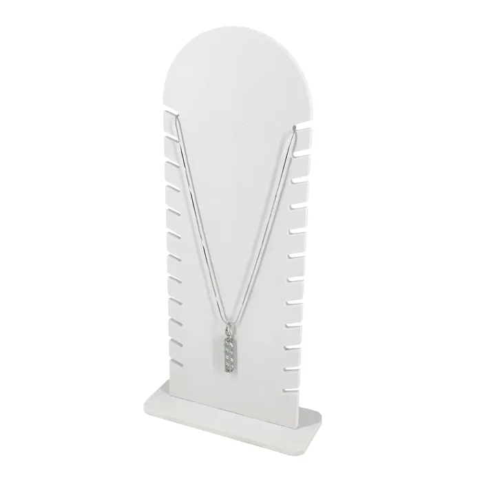 JPIDisplay Necklaces White Foam Core Necklace Jewelry Display Stand