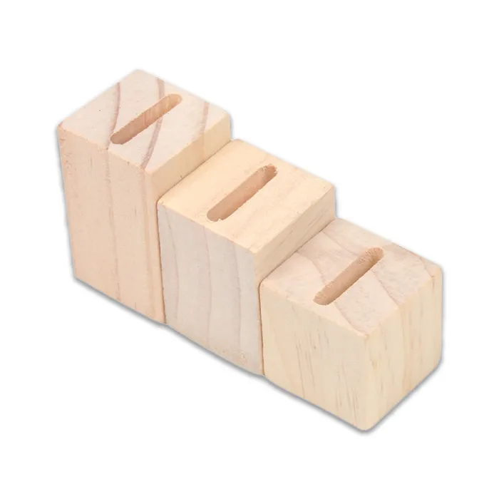 JPIDisplay Rings 3 Piece Tiered Natural Wood Jewelry Display Ring Stands JPIDisplay Rings 3 Piece Tiered Natural Wood Jewelry Display Ring Stands