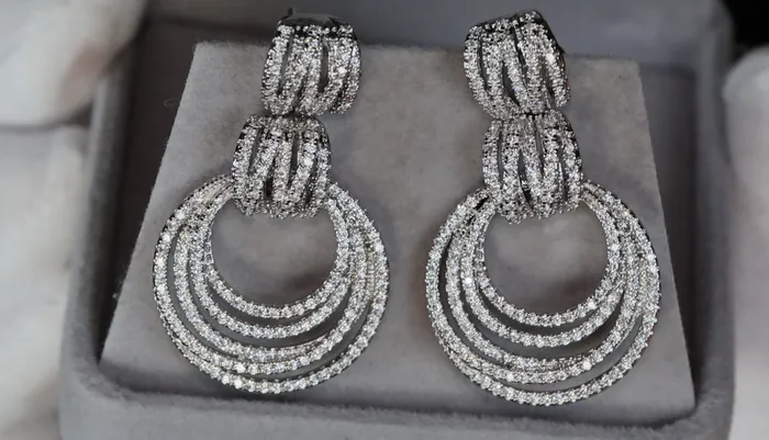 Lab Diamonds London Earrings Womens Diamond Hoop Earrings Womens Silver Diamond Earrings