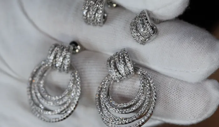 Lab Diamonds London Earrings Womens Diamond Hoop Earrings Womens Silver Diamond Earrings
