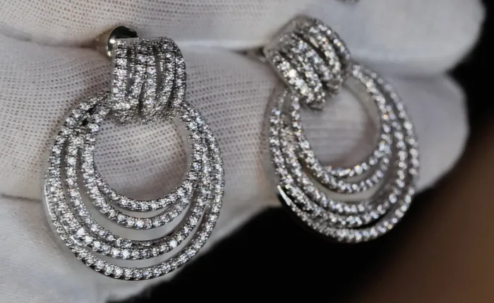 Lab Diamonds London Earrings Womens Diamond Hoop Earrings Womens Silver Diamond Earrings