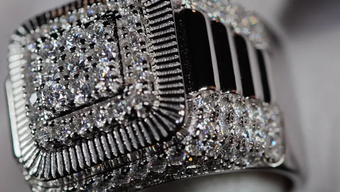 Lab Diamonds London Lab Grown Diamond Hip Hop Rings Mens Big Moissanite Diamond Ring Rings