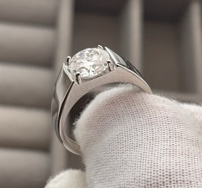 Lab Diamonds London Rings Mens Moissanite Diamond Engagement Ring Mens Moissanite Diamond Wedding Ring