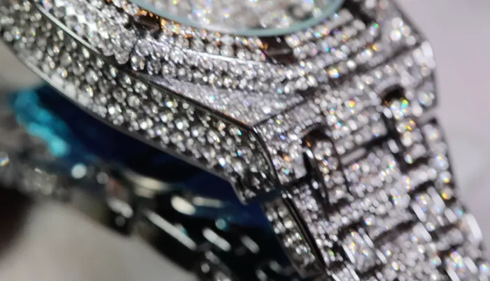 Lab Diamonds London Watches Iced Out Watch Mens Hip Hop Diamond Watch Mens Iced Out Watch