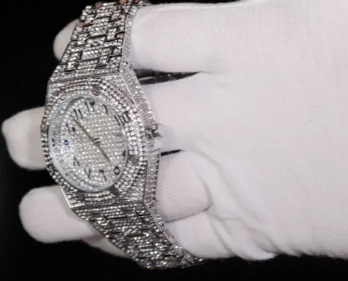 Lab Diamonds London Watches Iced Out Watch Mens Hip Hop Diamond Watch Mens Iced Out Watch