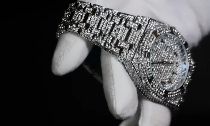 Lab Diamonds London Watches Iced Out Watch Mens Hip Hop Diamond Watch Mens Iced Out Watch