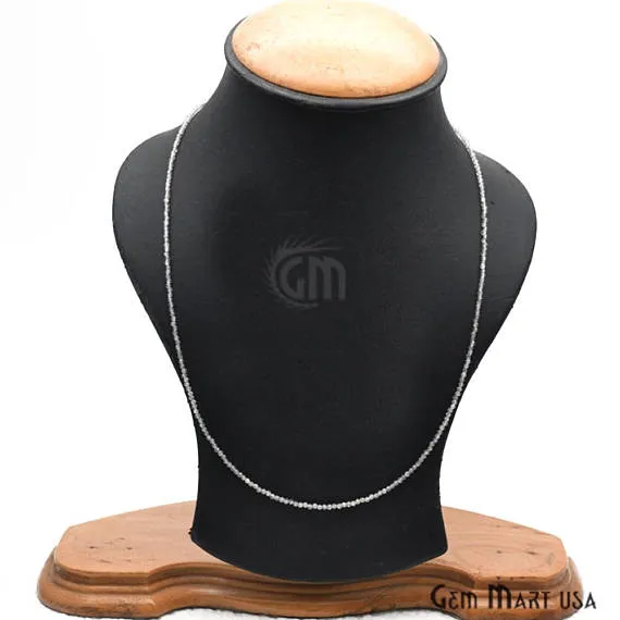 Labradorite Bead Chain Silver Plated Jewelry Making Necklace Chain GemMartUSA Necklaces