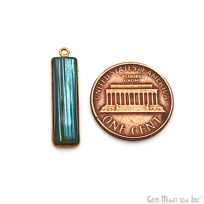 Labradorite Rectangle Gold Plated Cabochon BarTag Pendant 29x7mm GemMartUSA PreStyled Sets Labradorite Rectangle Gold Plated Cabochon BarTag Pendant 29x7mm GemMartUSA PreStyled Sets