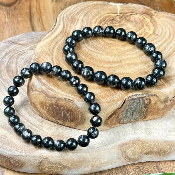 Lily Rose Jewelry Hypersthene Velvet Cocoon of Protection Premium Collection 8mm Stretch Bracelet Bracelets