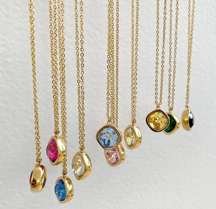 Mai Dsire Necklaces DESIREE EMERALD BIRTHSTONE PENDANT MAY
