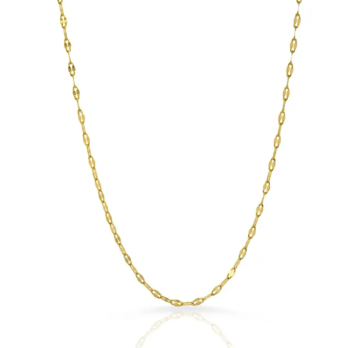 Mai Dsire Necklaces ELSIE GOLD DAINTY LACE CHAIN NECKLACE SAMPLE