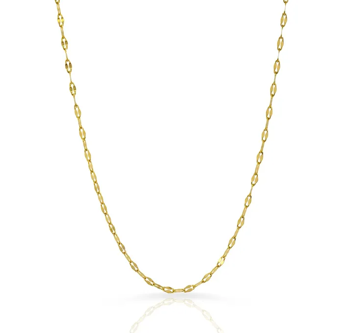 Mai Dsire Necklaces ELSIE GOLD DAINTY LACE CHAIN NECKLACE SAMPLE