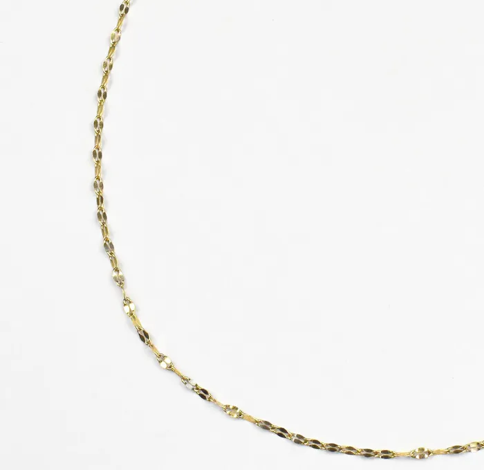 Mai Dsire Necklaces ELSIE GOLD DAINTY LACE CHAIN NECKLACE SAMPLE