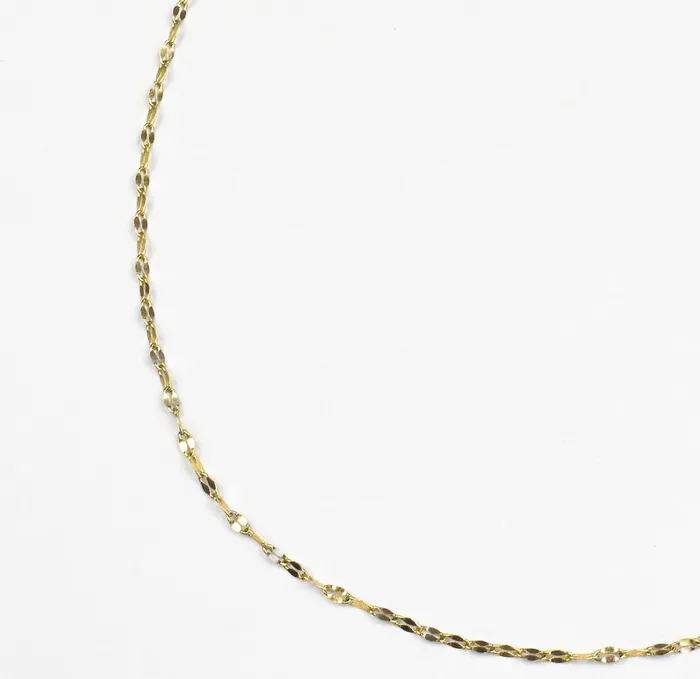Mai Dsire Necklaces ELSIE GOLD DAINTY LACE CHAIN NECKLACE SAMPLE