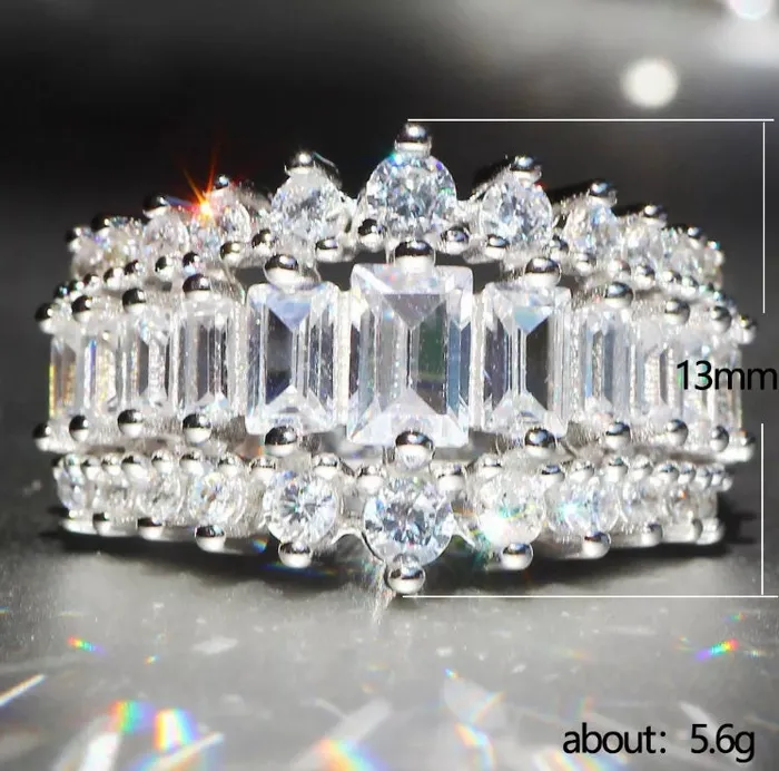 Minx London Rings Engagement Ring Big Womens Ring Baguette Ring Engagement Ring Diamond Big diamond ring Engagement rings Big Diamond Rings