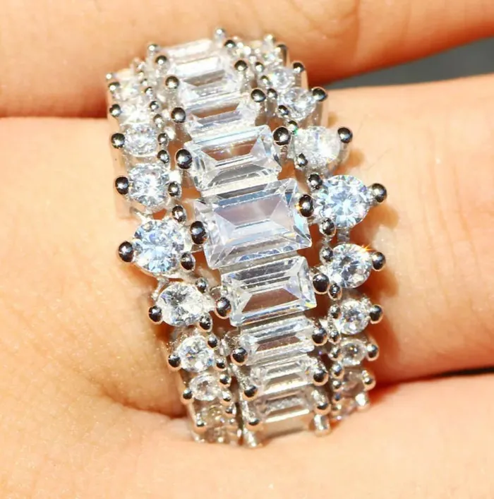 Minx London Rings Engagement Ring Big Womens Ring Baguette Ring Engagement Ring Diamond Big diamond ring Engagement rings Big Diamond Rings