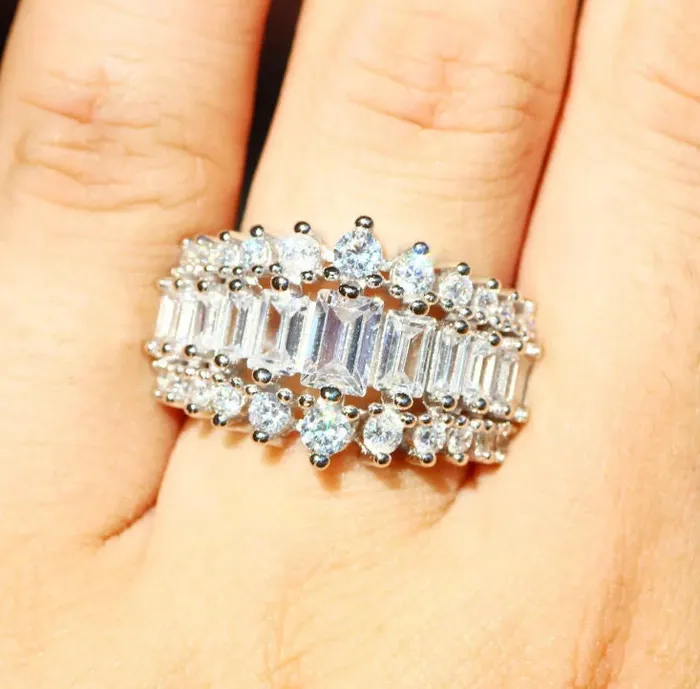 Minx London Rings Engagement Ring Big Womens Ring Baguette Ring Engagement Ring Diamond Big diamond ring Engagement rings Big Diamond Rings
