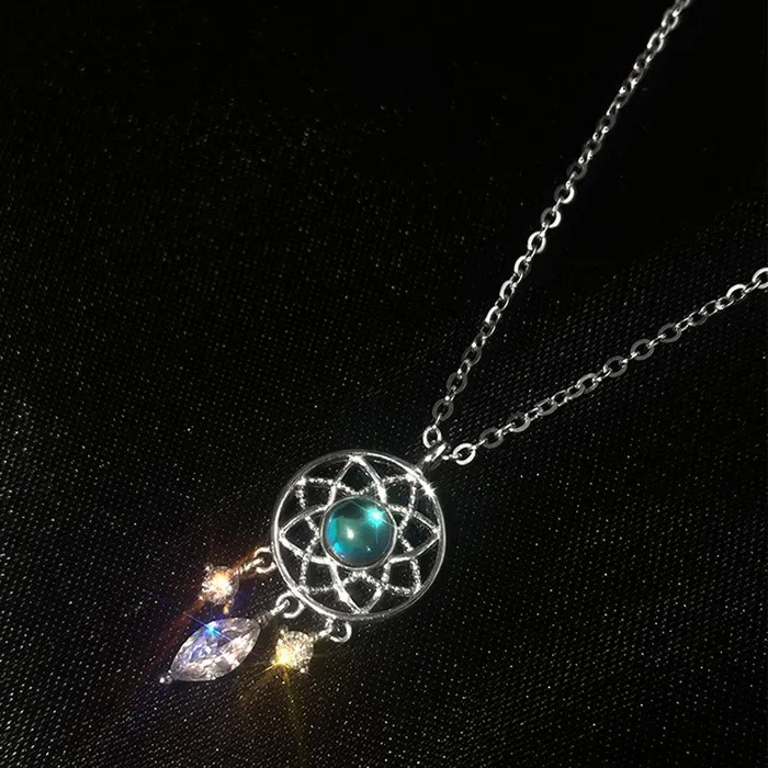 Moonstone Dreamcatcher Necklace My Zen Temple Necklaces