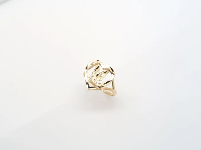 My Jewelry Plaza 10K Gold Heart Initial Ring AZ Alphabet Ring Real Gold Letter Ring Yellow Gold Statement Ring with Any Letter Rings My Jewelry Plaza 10K Gold Heart Initial Ring AZ Alphabet Ring Real Gold Letter Ring Yellow Gold Statement Ring with Any Letter Rings