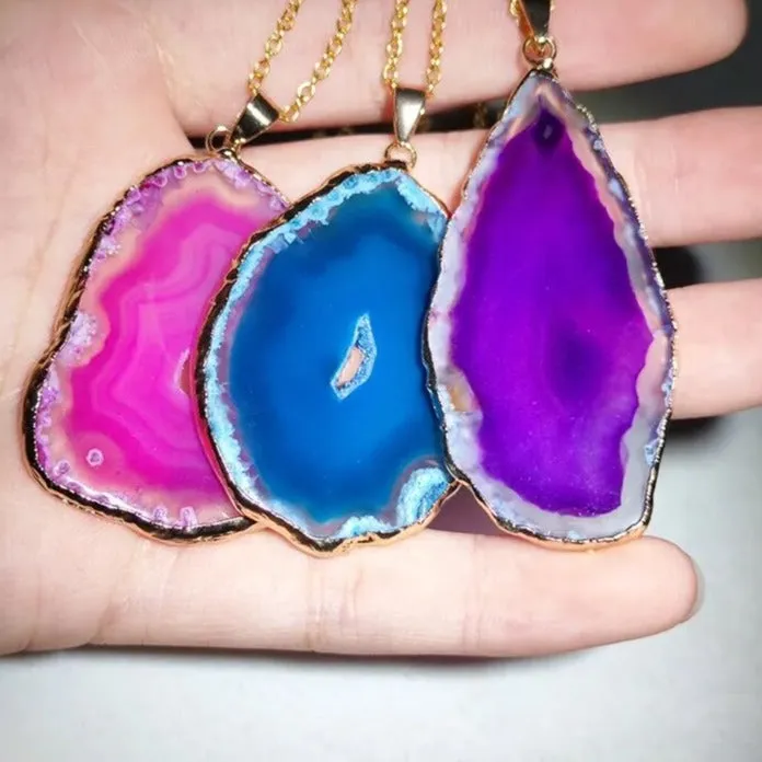 My Zen Temple Necklaces Irregular Agate Necklace