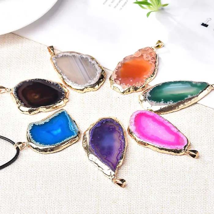 My Zen Temple Necklaces Irregular Agate Necklace